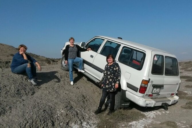 4x4 Jeep Tour - Secrets of Gobustan and Mud Volcanoes - Climbing Kichik Dash by jeep