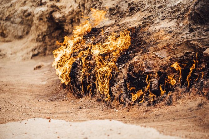 All inclusive! Qobustan, Mud Vulcano, Ateshgah & Yanardag Fire Mountain Tour - The Lada ride to Azerbaijan’s mud volcanoes
