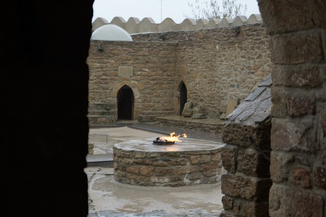 Ateshgah Fire Temple and Yanardag Fire Mountain Private Tour - Watching the flame at Yanardag