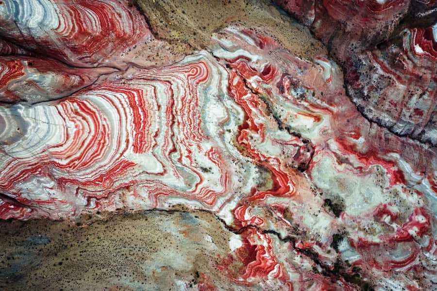 Baku: Candy Mountain, Pink Lake, Besh Barmag Dag and Mosque - Candy Cane Mountains in the Khizi countryside
