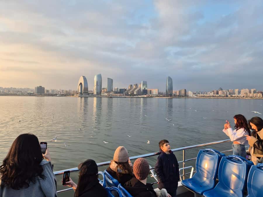 Baku: Caspian Sea Boat Tour with City Skyline Views - Key points at a glance