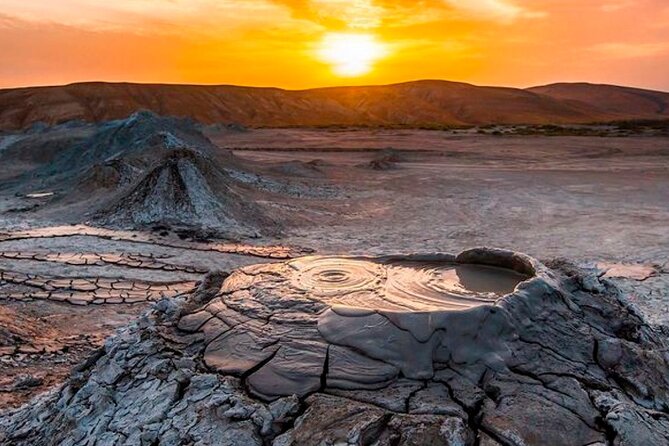 Baku : Gobustan, Absheron Sights Guided Day Trip Lunch included - Yanar Dag, where natural gas keeps burning