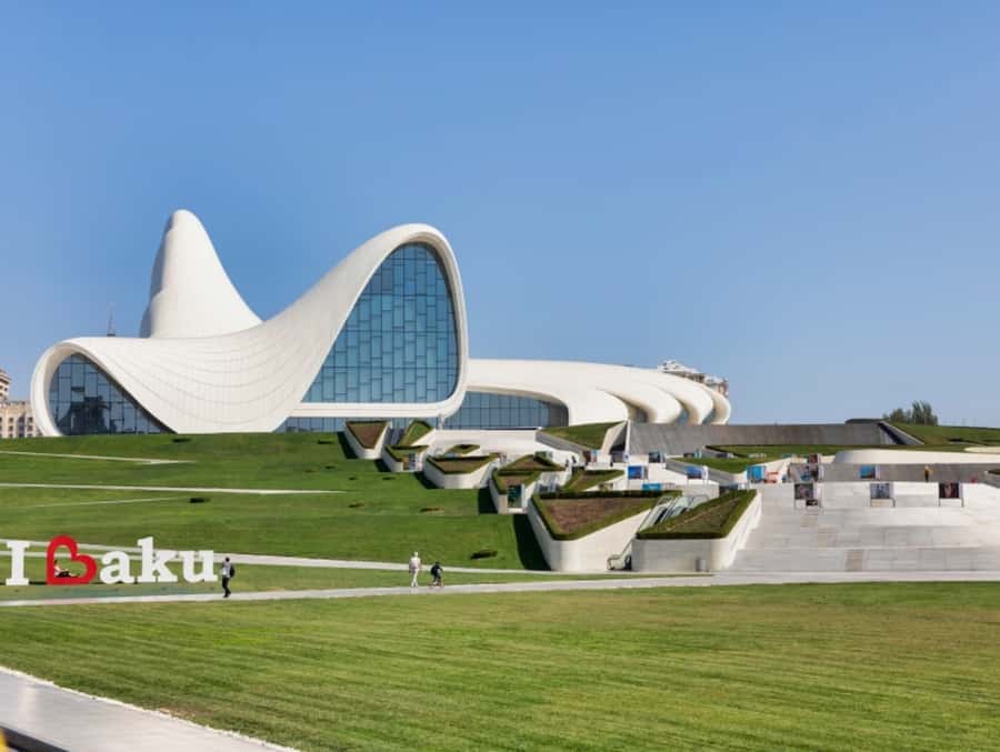 Baku: Gobustan, Mud Volcano, Fire Mount, Temple Lunch Entry - Heydar Aliyev Centre gives the day a modern finish