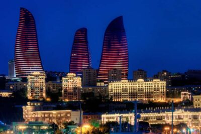 Baku Lights Night Tour with Hotel Pickup