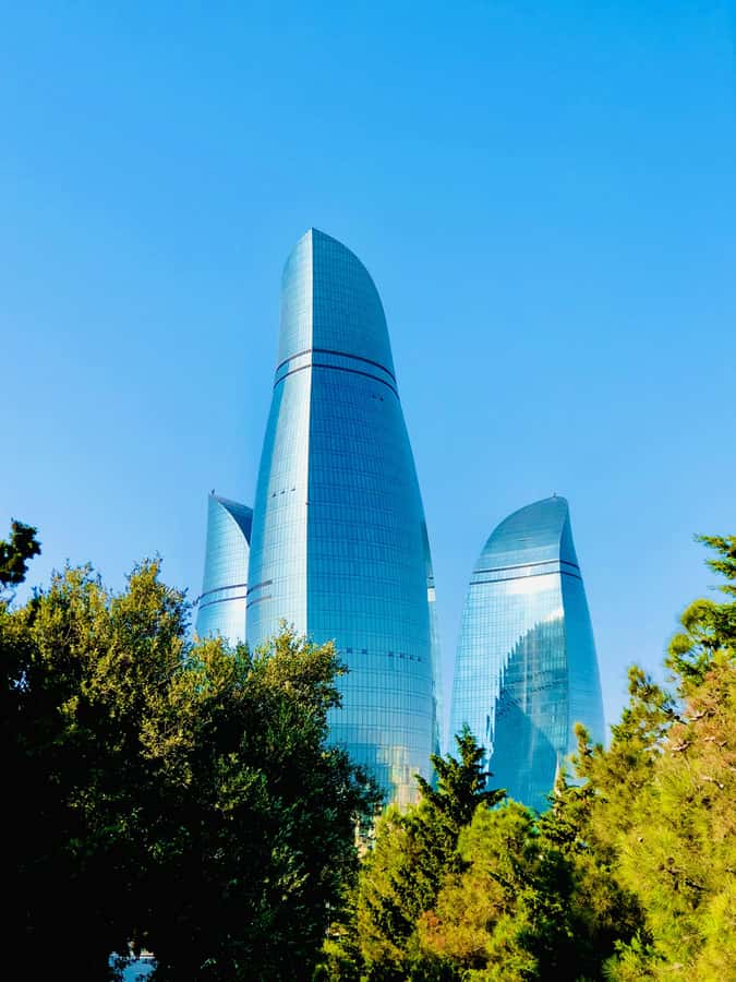 Baku: Night Panoramic Group Tour with Flame Towers 1 - The Flame Towers, Baku’s modern calling card