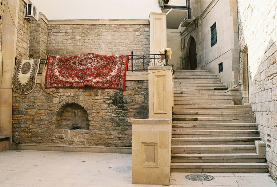 Baku Old City Wonders: A Walking Tour Through Time - Old Walls and the View Across Modern Baku