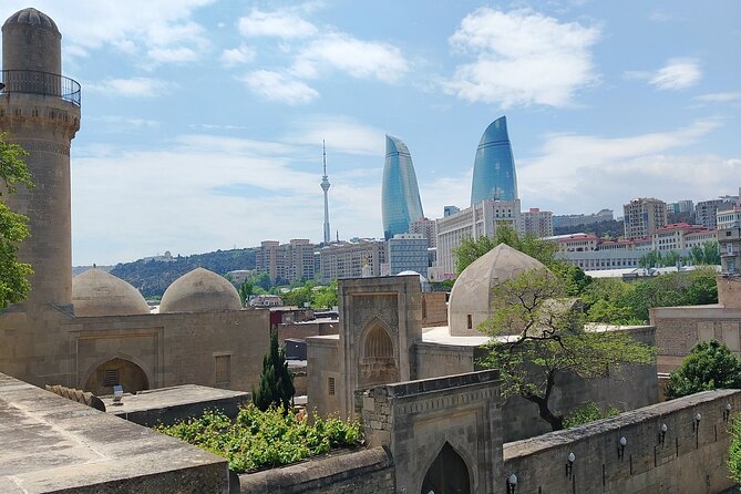 Baku's Ancient Heart - Maiden Tower and the first wide view of Baku