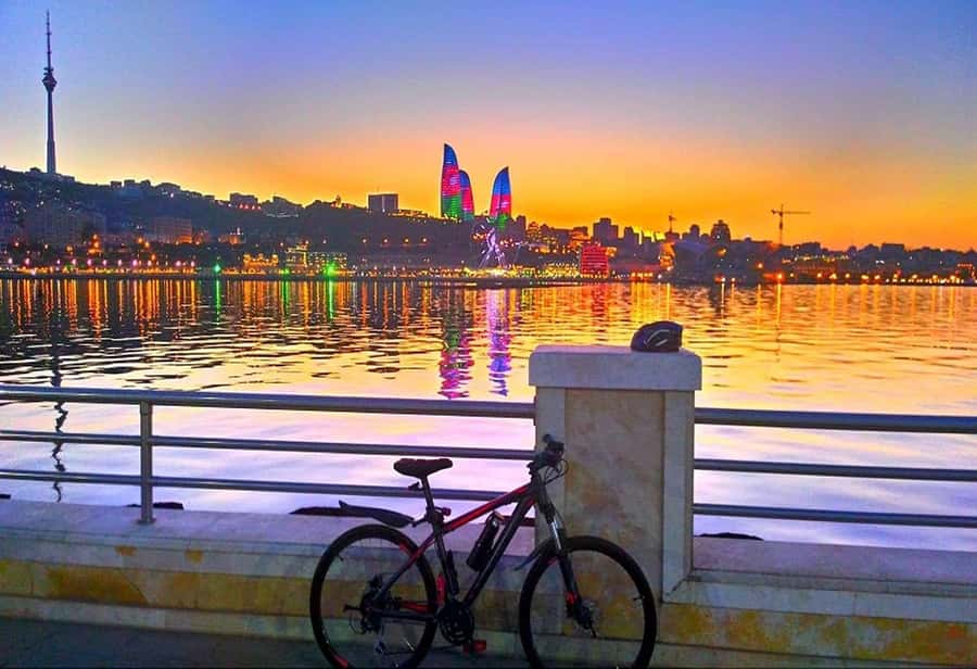 City Highlights Bike Tour - Starting beside the Double Gates of Icherisheher