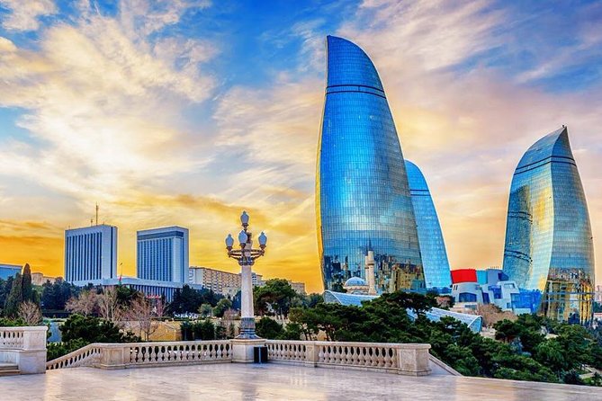 City Tour in Baku - Baku Boulevard beside the Caspian Sea
