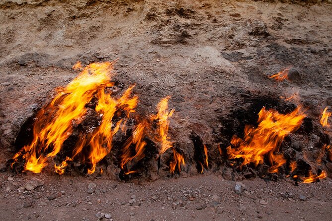 Discover Gobustan and Absheron History, Mud Volcanoes and Nature - Yanar Dag explains Azerbaijan’s Land of Fire nickname