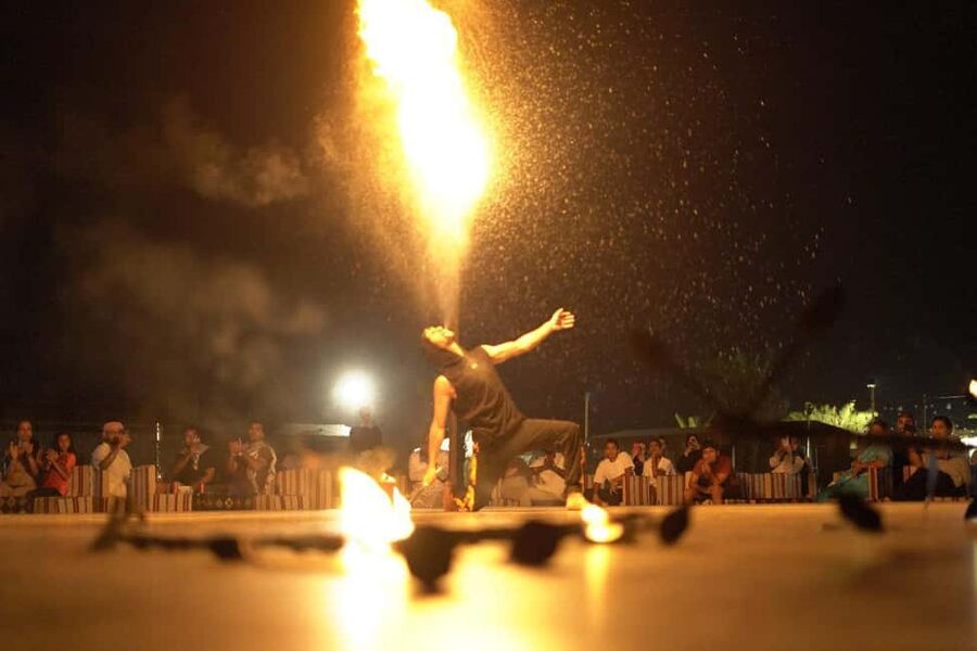 Dubai: Desert Safari, Camel Ride, Quad Bike & BBQ Dinner - Sandboarding for a quick shot of speed