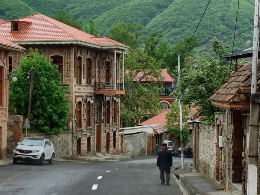 From Baku: 2-Day Private Tour to Sheki with Overnight Stay - Arriving in Sheki and finding the caravanserai