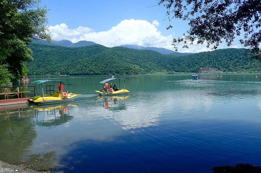 From Baku: Gabala Cable Car, Nohur Lake & Juma Mosque Trip - Seven Beauties Waterfall: keep expectations modest