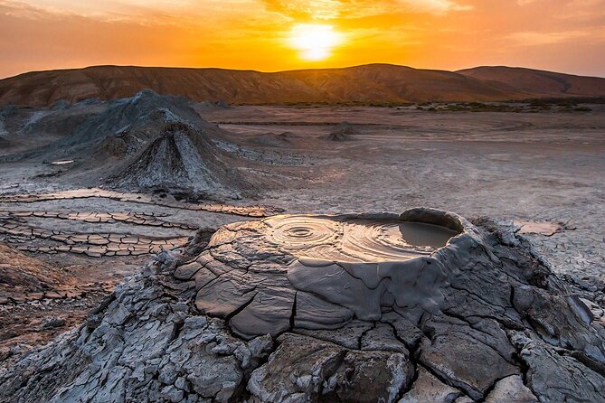 Gobustan and Absheron trip (Group or Private) - The mud volcano ride near Gobustan