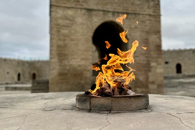 Gobustan & Mud, Fire Temple, Burning Mountain (Group & Private) - Ateshgah Fire Temple explains Baku’s old fire faith