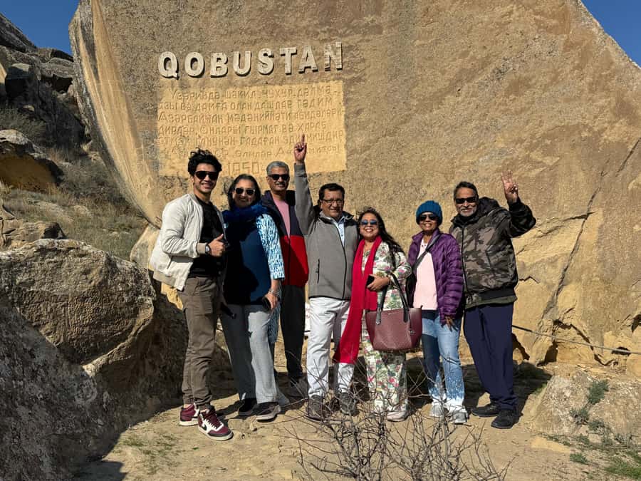 Gobustan & Mud, Fire Temple, Burning Mountain, H.A. Center - Key points at a glance