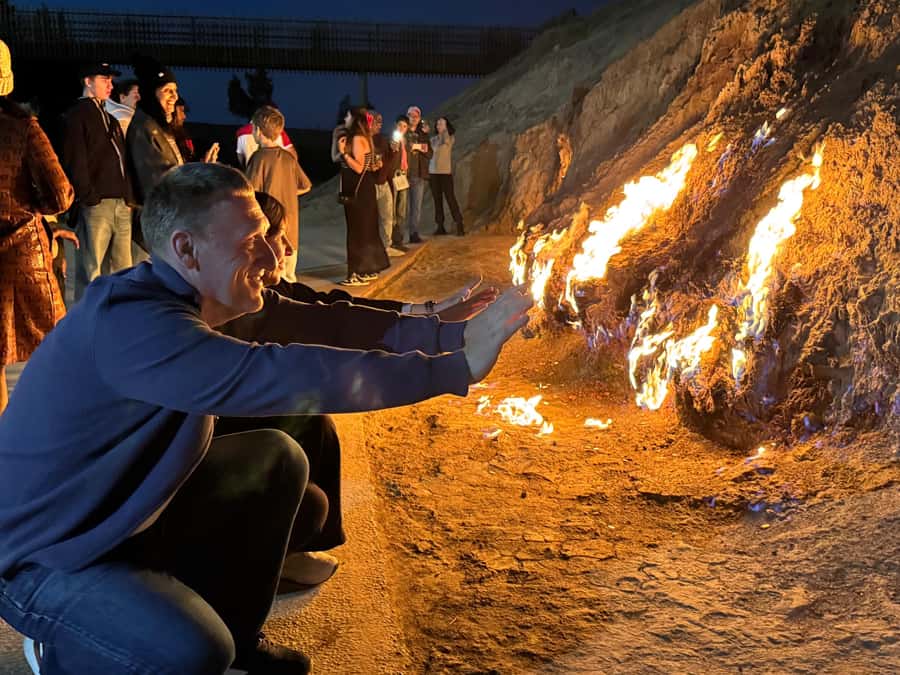 Gobustan & Mud, Fire Temple, Burning Mountain, H.A. Center - Yanar Dag and the living flame