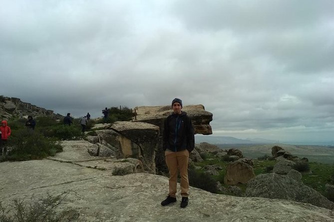 Gobustan,Mud Volcanoes & Absheron Peninsula full day tour - Yanar Dag, the naturally burning mountain