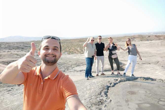 Gobustan Tour and Mad Volcanoes - tour to stone age - Adding Bibi Heybat Mosque on the return