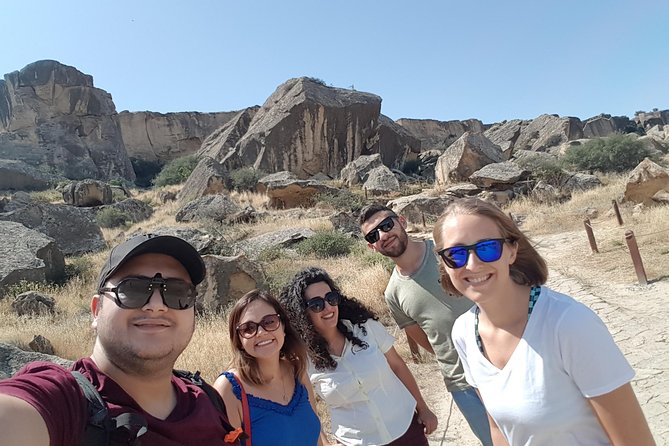 Gobustan Tour and Mad Volcanoes - tour to stone age - Walking among the ancient rock engravings