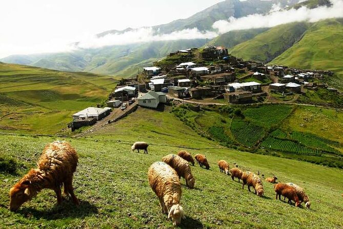 Guba and Khinaliq trip with HOMEMADE lunch (Group or Private) - Beshbarmag Mountain and the first big views