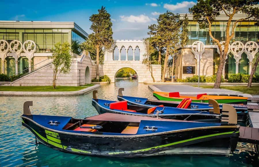Heartbeat of Baku: Old & Modern City Walk (Group or Private) - Taking the funicular up to Highland Park