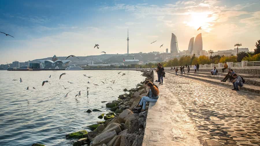 Heartbeat of Baku: Old & Modern City Walk (Group or Private) - Seeing the Flame Towers from the high viewpoint