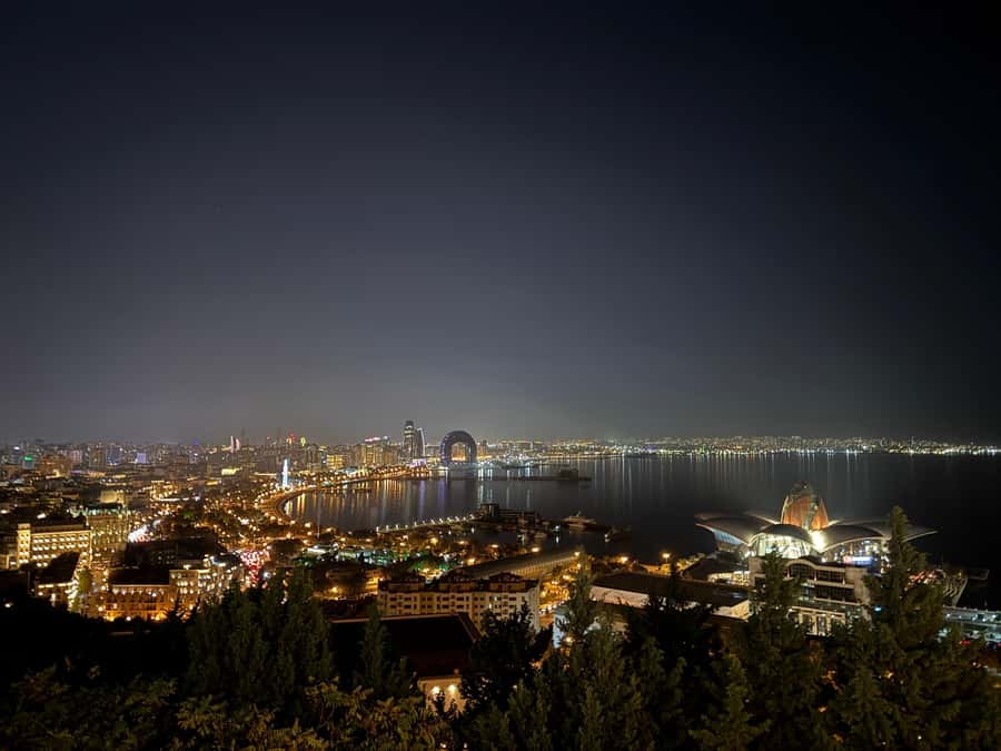 Incredible Baku Nights Panoramic Tour - From Flame Towers to medieval Baku