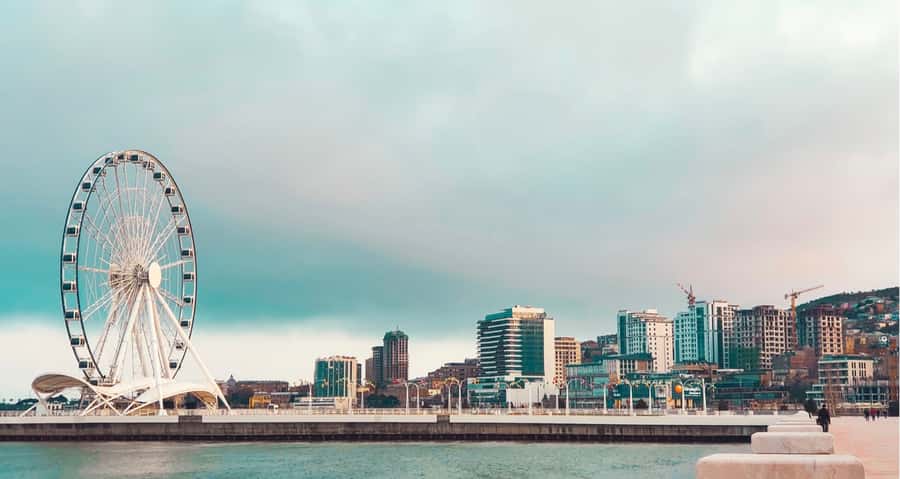 Old and Modern Baku City Tour - Baku Boulevard brings in the Caspian air
