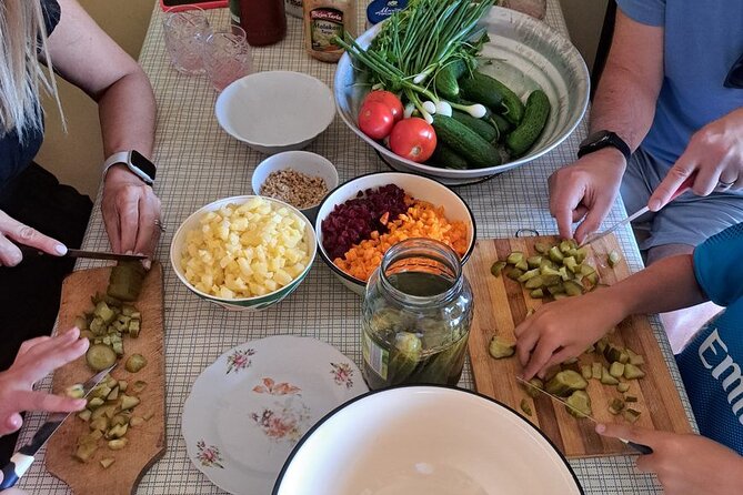 Traditional Azerbaijani Cuisine Workshop - Black Azerbaijani tea and sweets at the family table